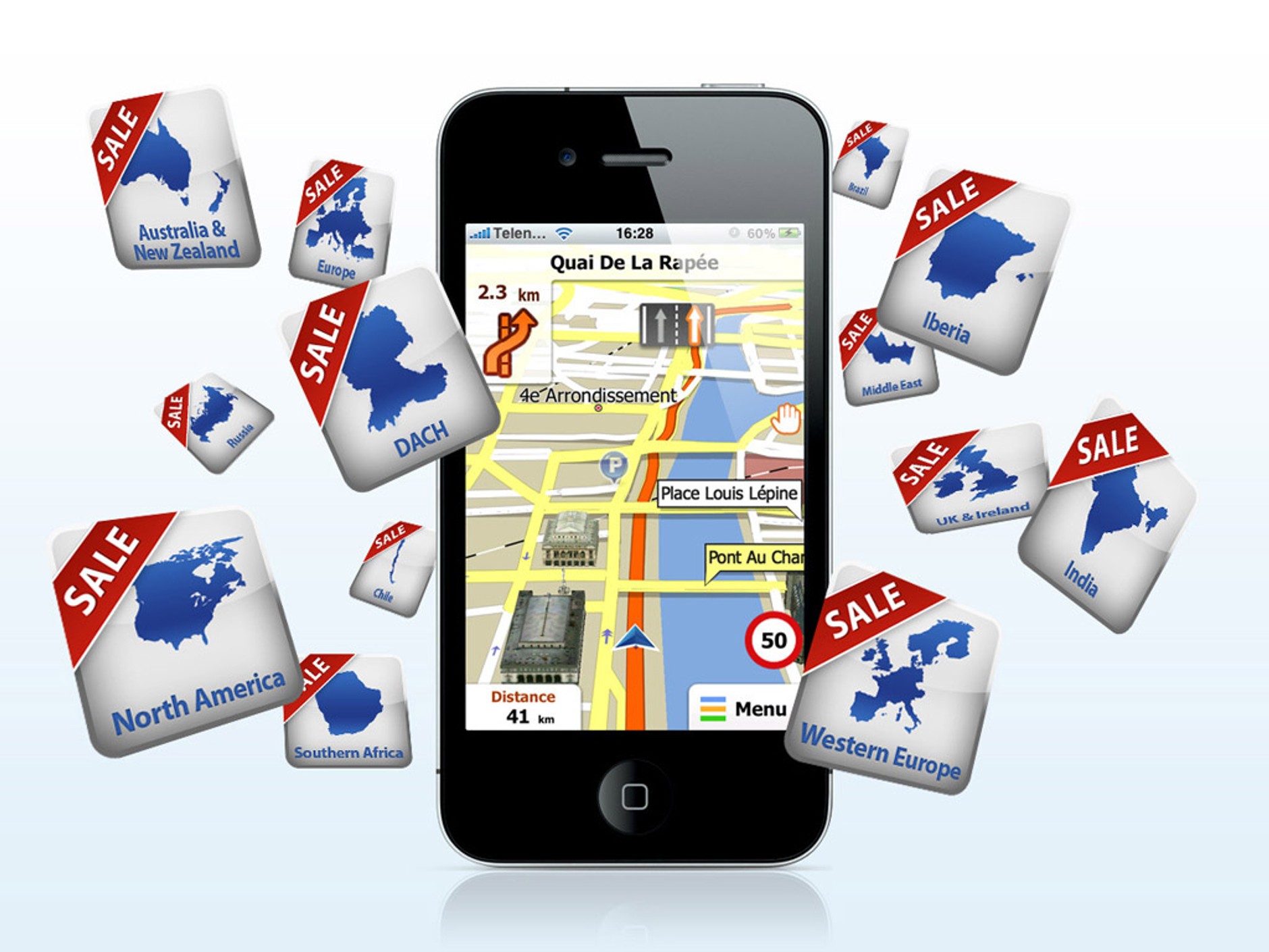 Aktualizacja nawigacji GPS: odśwież mape na wakacje