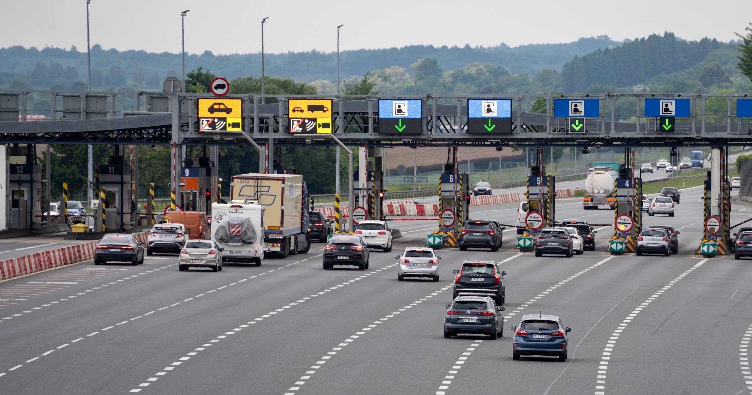 Autostrada A4 - bramki w Balicach