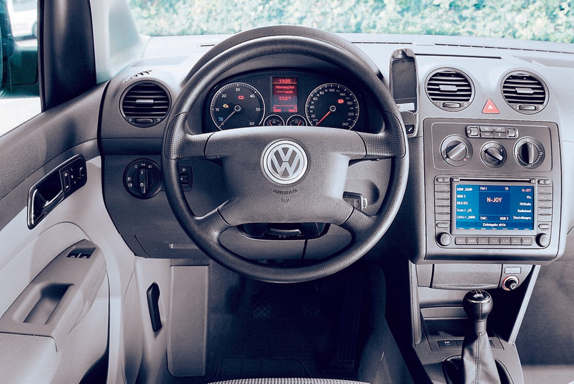 Volkswagen Caddy – deska rozdzielcza