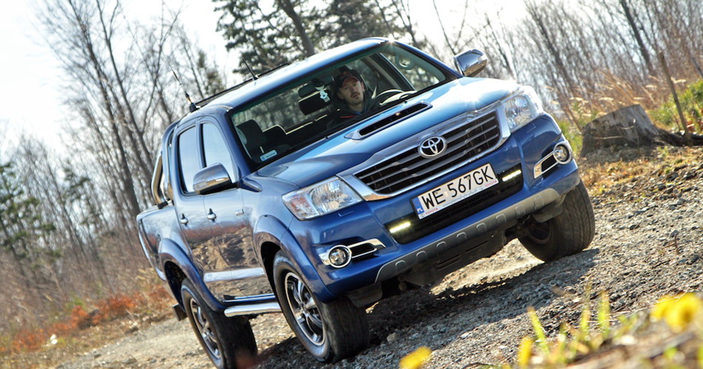 Adam Małysz testuje Toyotę Hilux