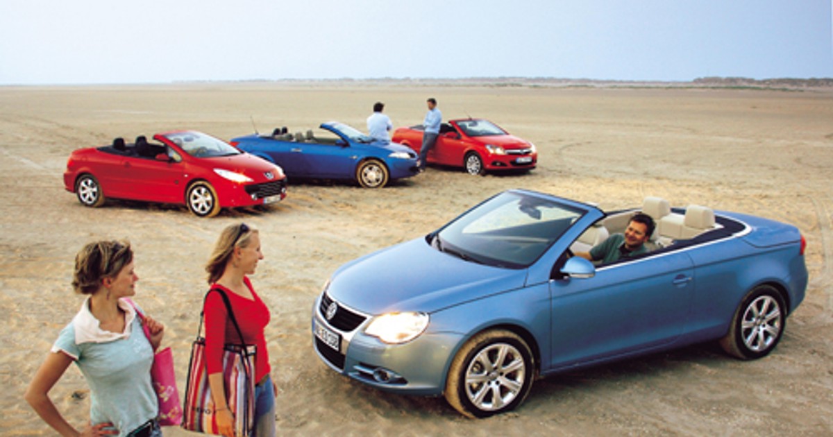 VW Eos, Opel Astra Twin Top, Peugeot 307 CC, Renault Megane Coupe Cabrio - Nie kryjmy się przed słońcem!