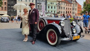 Srebrne gwiazdy w Toruniu. XX Zlot Zabytkowych Mercedesów