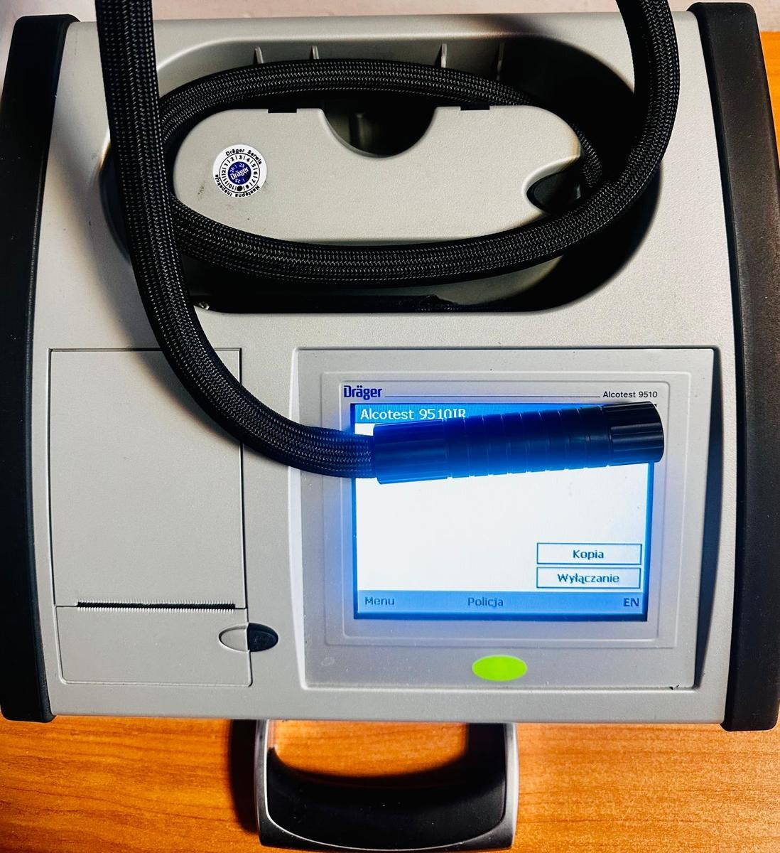 Maszyna do pomiaru alkoholu w organizmie