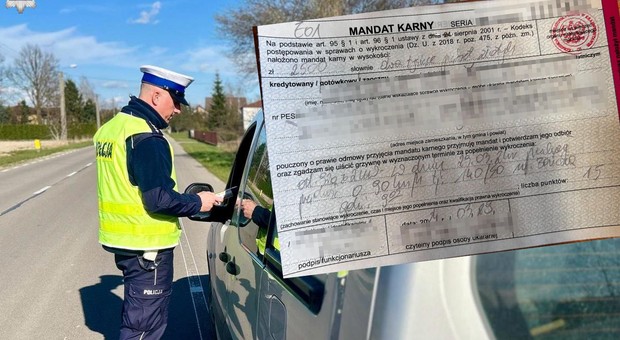 Miał uprawnienia, ale nie miał dokumentu. Dostał 2 tys. zł kary i zakaz prowadzenia