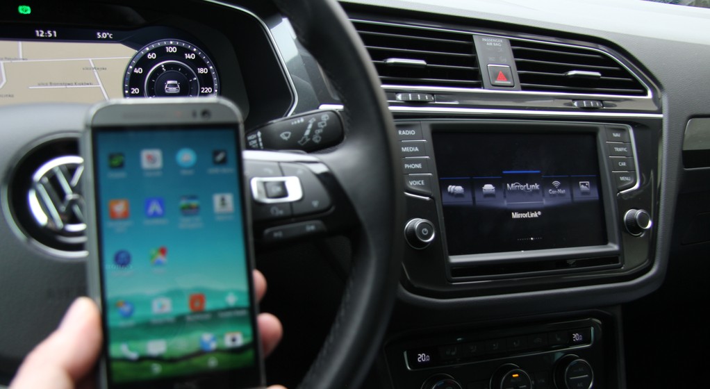 HTC One M8 w VW z MirrorLink