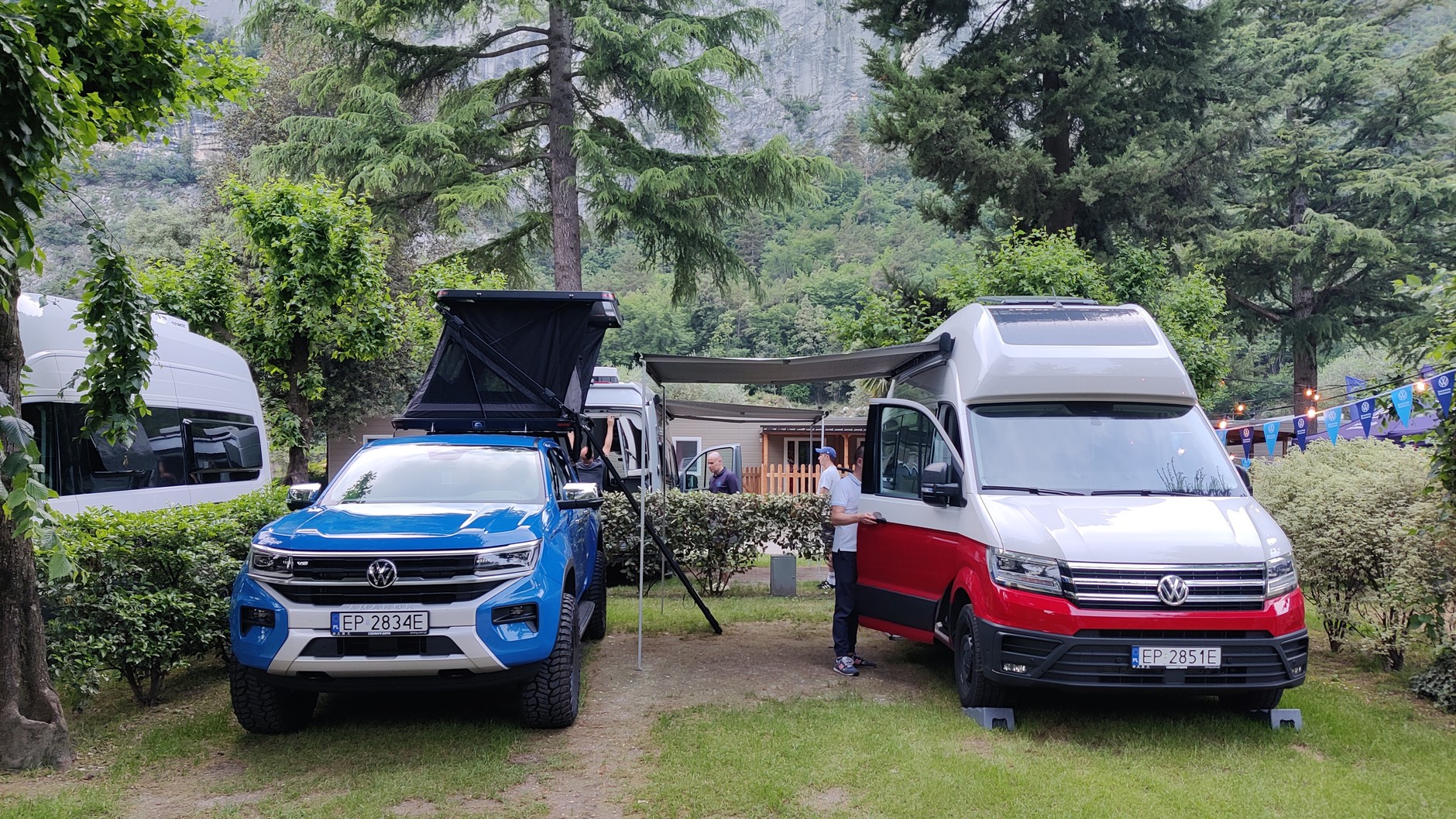 Volkswagen Amarok i Grand California na włoskich wakacjach