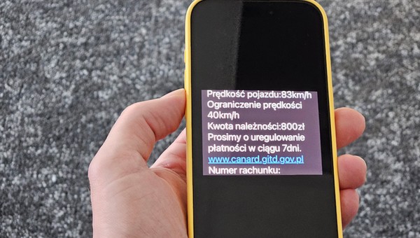 Kierowcy dostają SMS-y z mandatami. Komunikat GITD