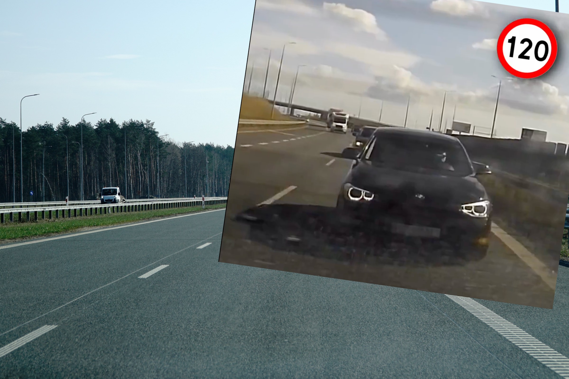 Kierowca zgłosił na policję jazdę na zderzaku, ale to on może zostać ukarany