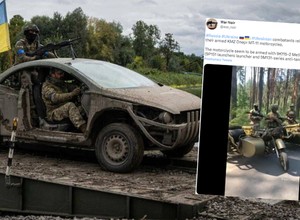 Mija rok wojny w Ukrainie. Tak obrońcy przerabiali auta na wozy bojowe