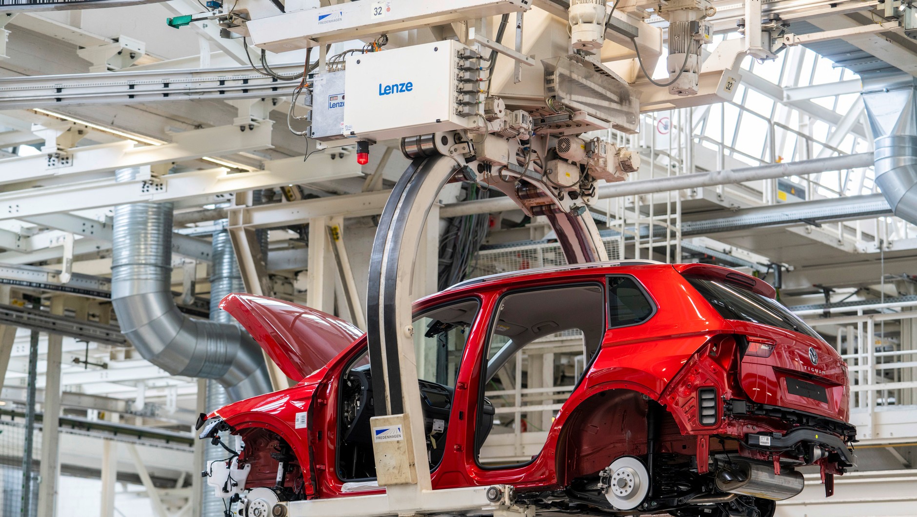 Linia produkcyjna Volkswagena Tiguana