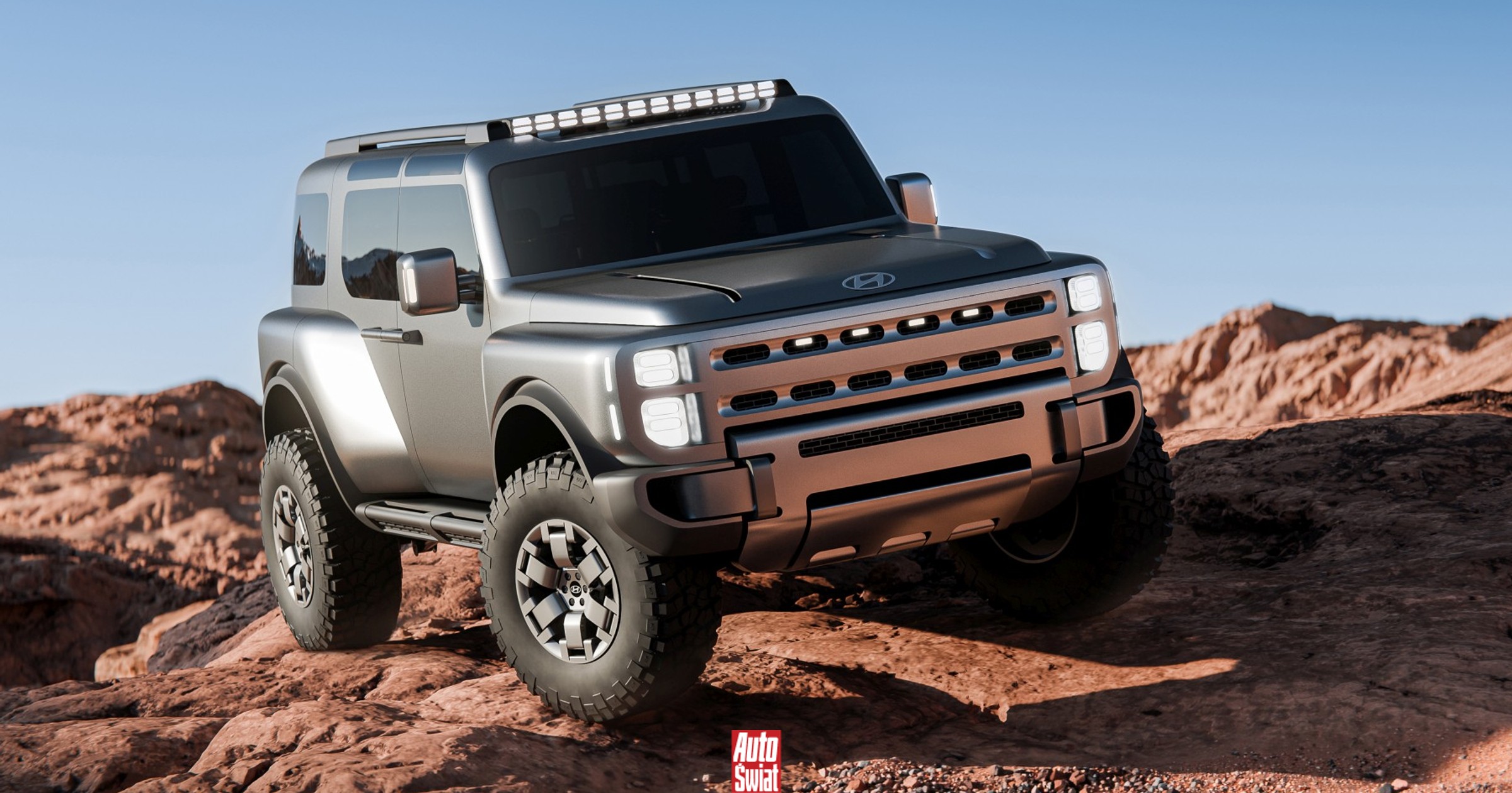 Koreańczycy zrobili sobie własnego Forda Bronco. Hyundai Boulder to zaskoczenie