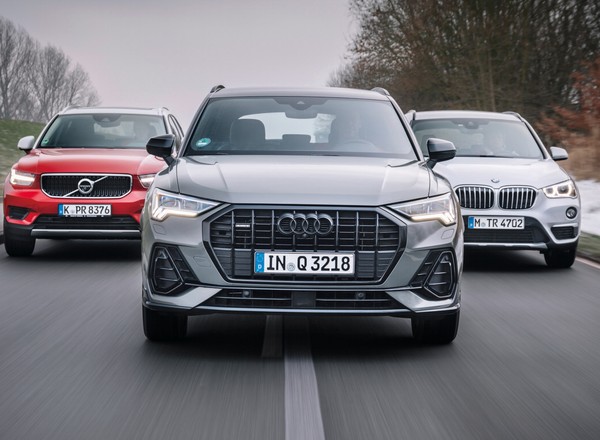 Audi znowu ma przewagę? Porównanie: Audi Q3, BMW X1 i Volvo XC40