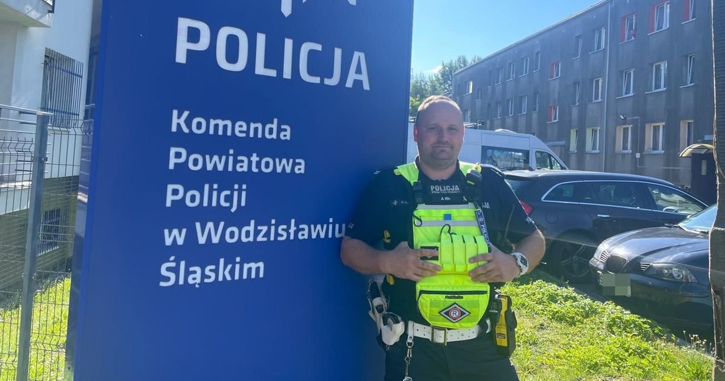 Policjant rozpoznał go od razu. Zrobił to, co trzeba