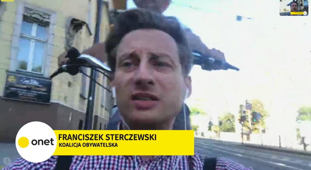 Poseł Sterczewski w Onet Rano 