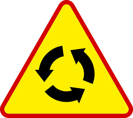 A-8 "Skrzyżowanie o ruchu okrężnym"