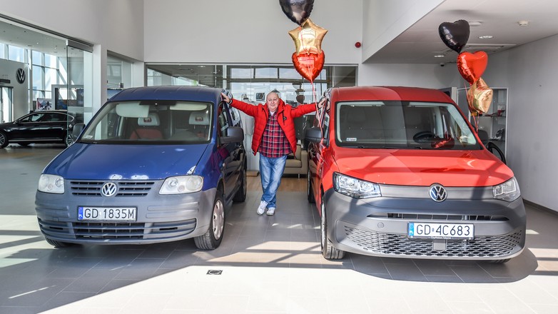 Przejechał milion kilometrów Volkswagenem Caddy