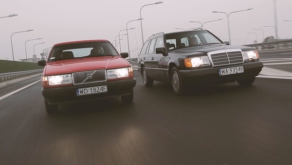 Mercedes S124 kontra Volvo 740 kombi