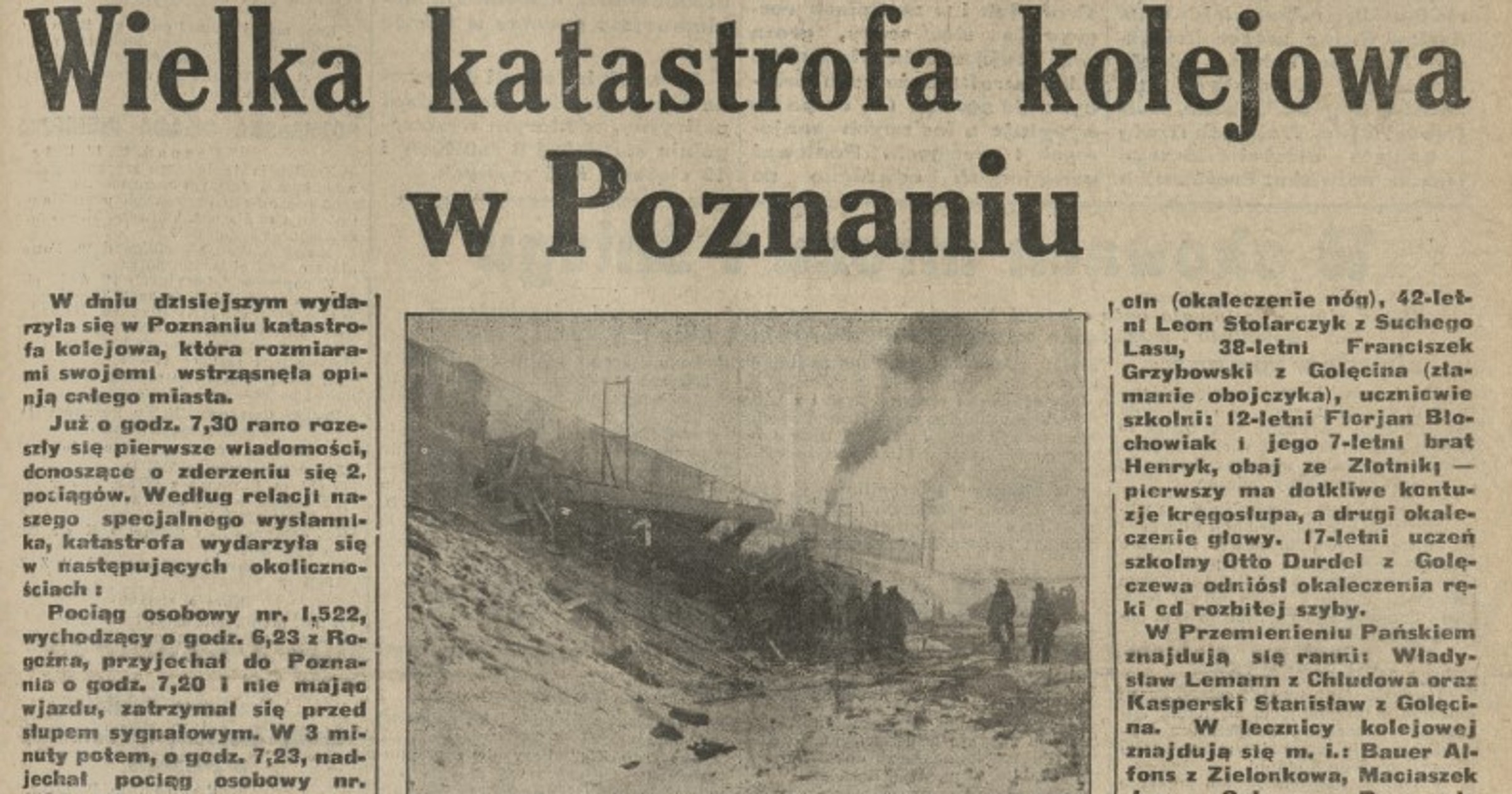 "Kurier Poznański" 16 grudnia 1933 r.