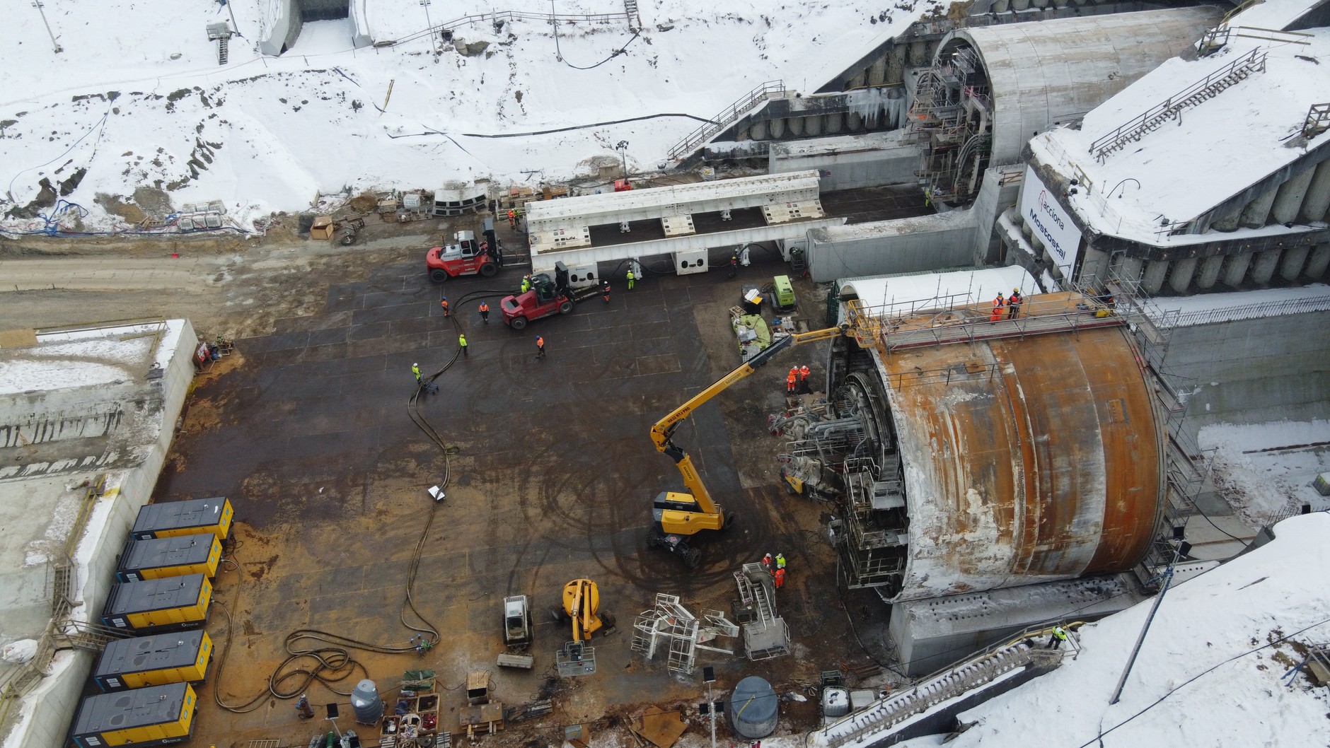 Portal północny tunelu - S19 Rzeszów Południe - Babica