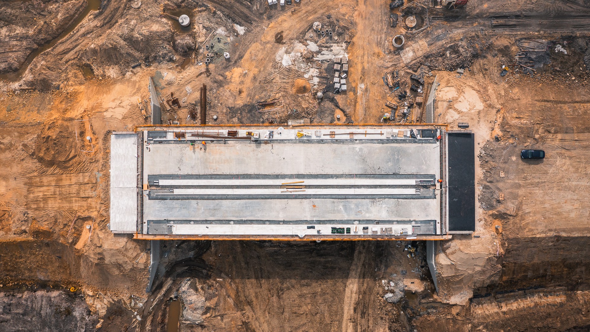 Prace przy budowie trasy S1 Mysłowice-Bieruń