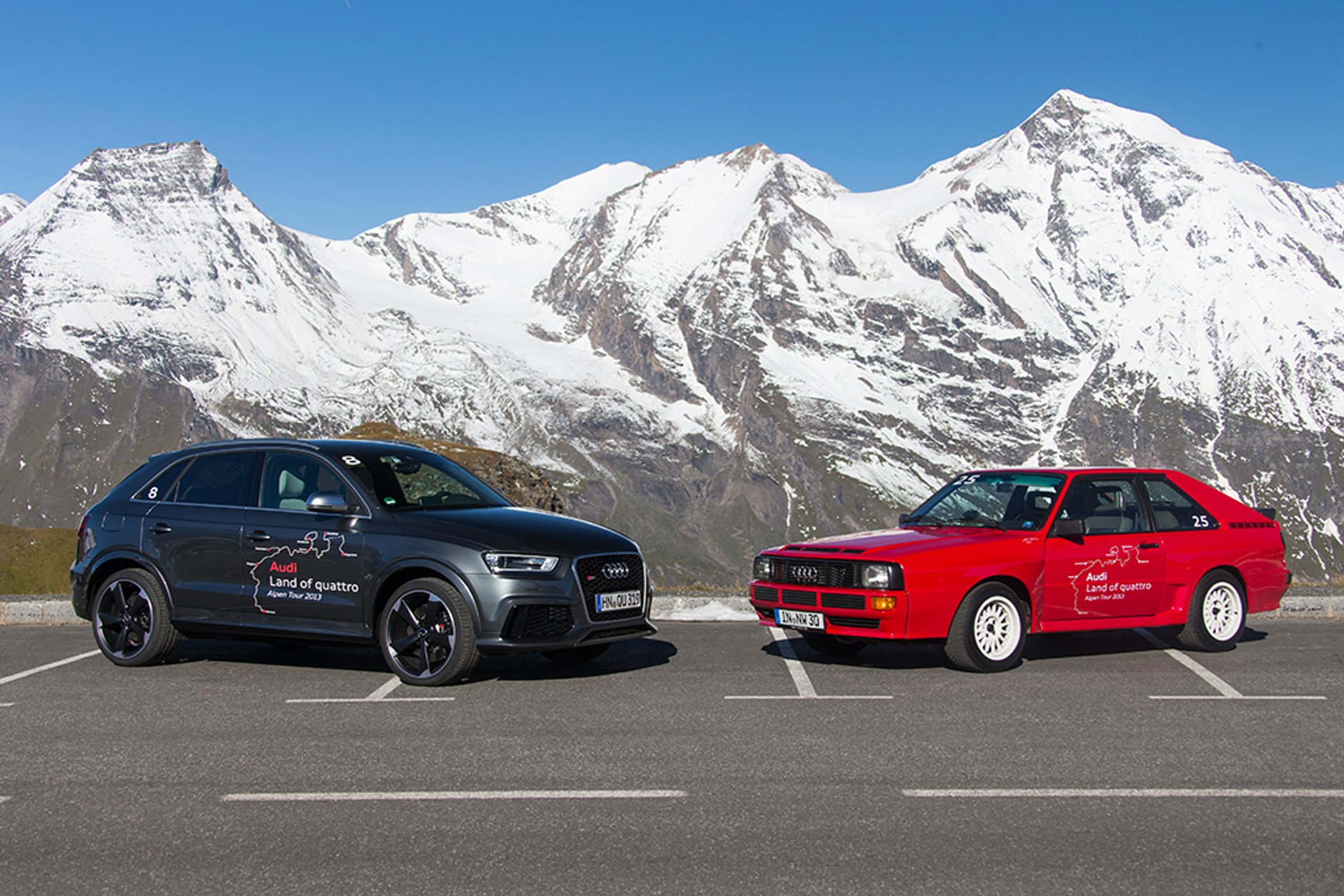 Audi Q3 RS zdobywa Alpy