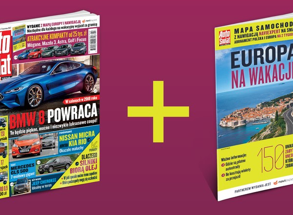 Mapa Europy w nowym Auto Światem