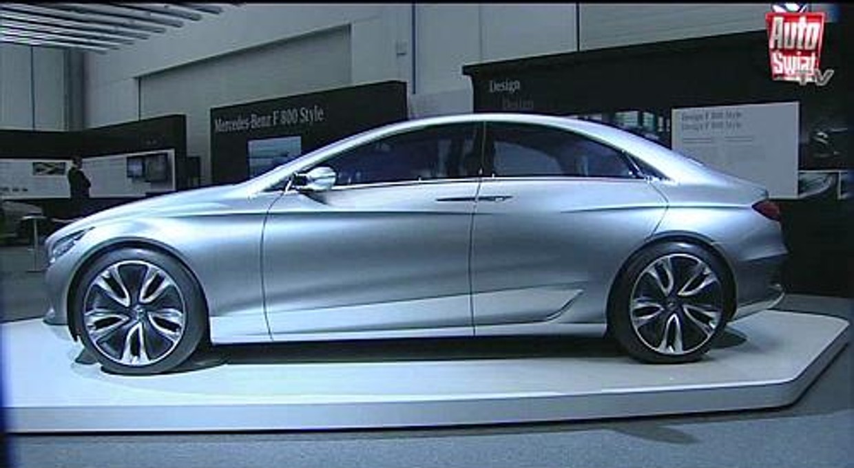 Mercedes F 800 Style: Zielona limuzyna przyszłości