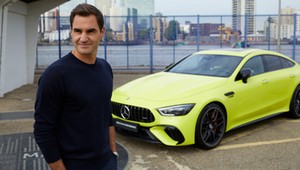 Mercedes-AMG Rogera Federera w kolorze piłki tenisowej. Trafi na sprzedaż