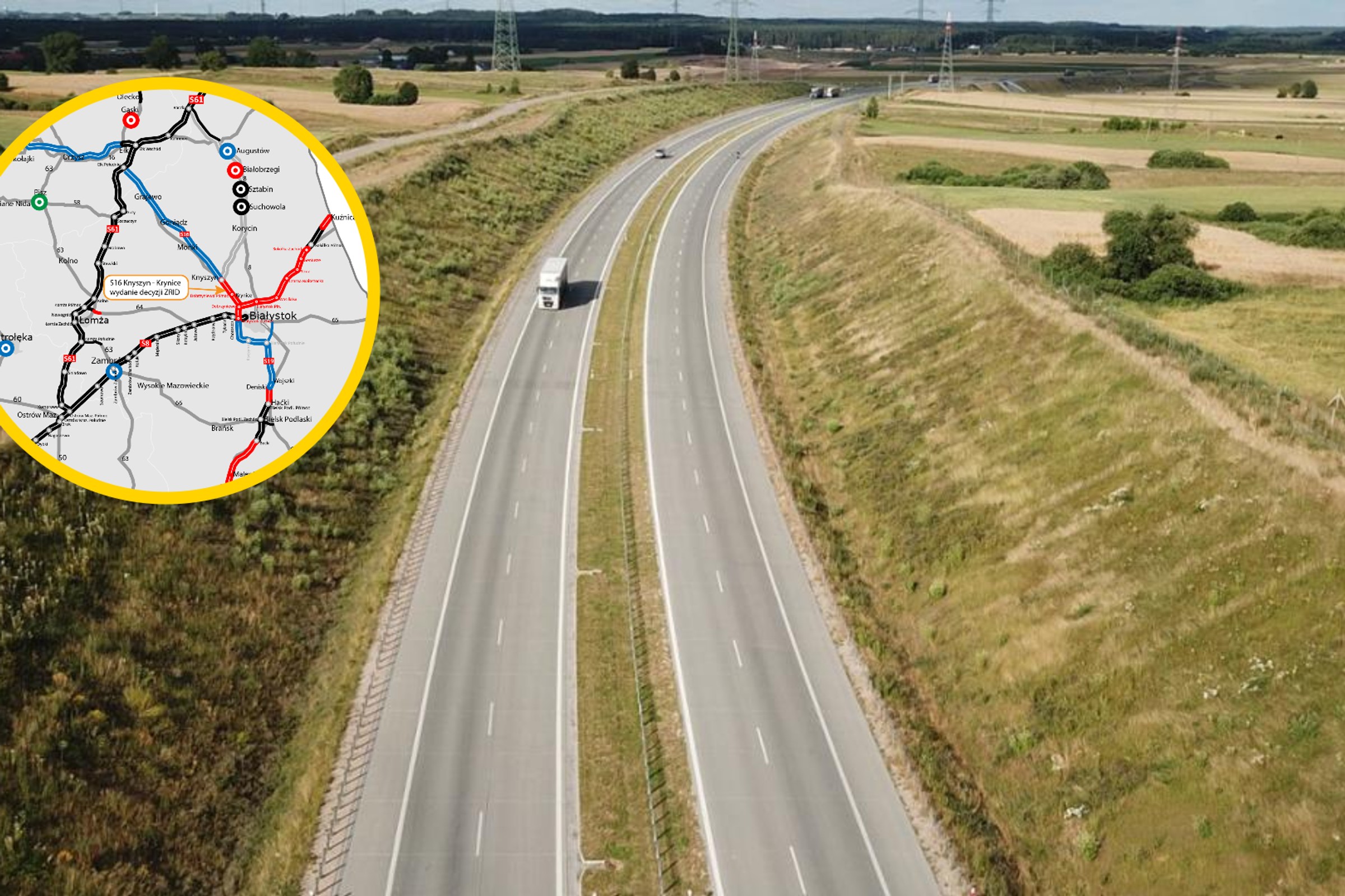 Można zaczynać budowę nowej ekspresówki na Podlasiu. Połączy S8 i S19