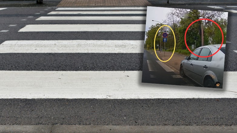 Kierowca może mieć pretensje tylko do siebie (Screen: YT/Bandyta z kamerką)