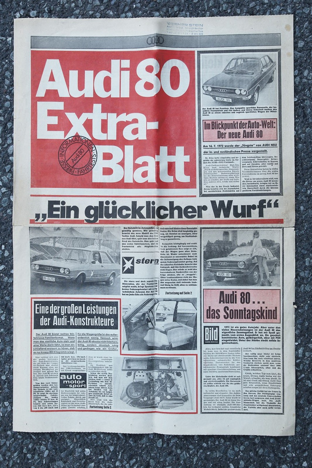 Audi 80 GL- nowa klasa osiągów