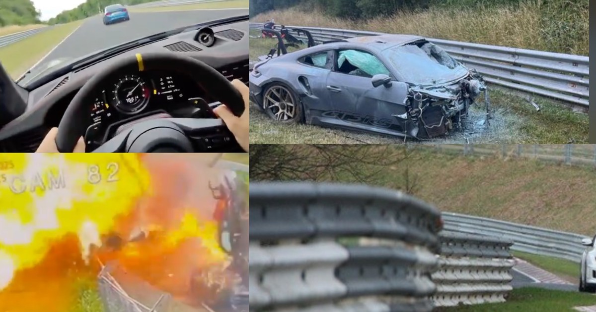 W sieci pojawiły się nagrania spektakularnego wypadku na niemieckim torze. Porsche Polaka zostało całkowicie zniszczone.