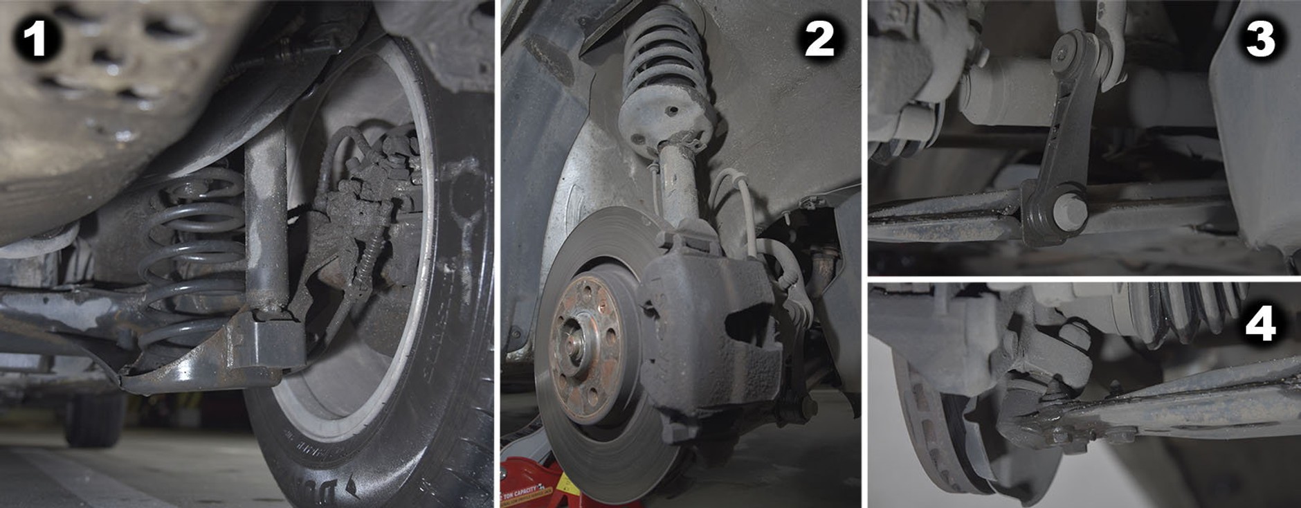 Samodzielna obsługa Audi A3 I 1.8: zawieszenie i hamulce