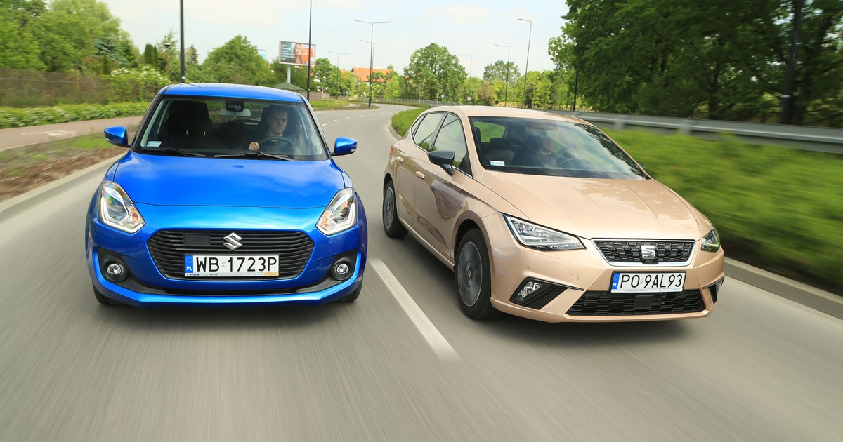 Seat Ibiza kontra Suzuki Swift - oba z miasta, ale z różnych dzielnic