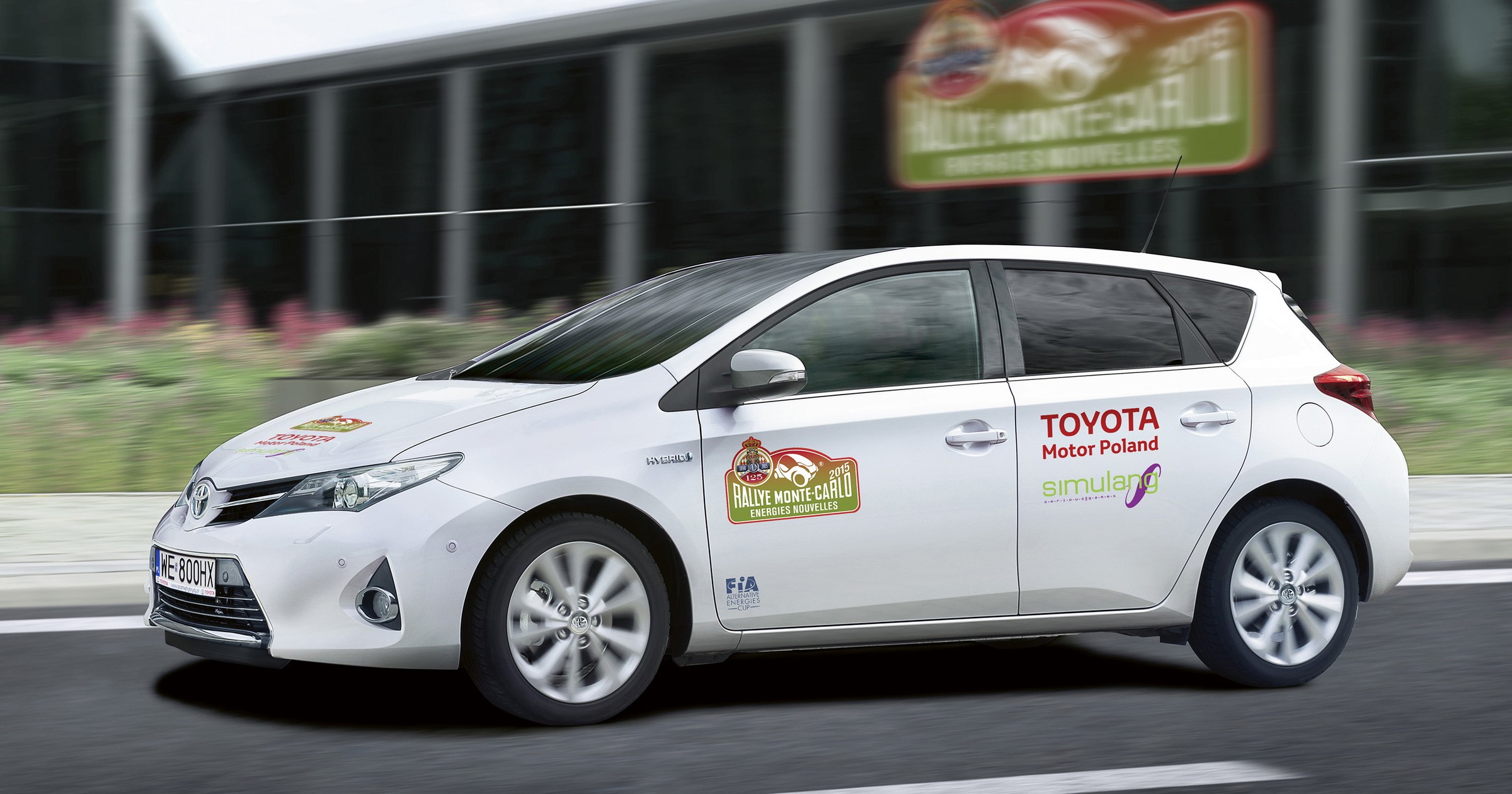 Toyota Auris Hybrid w Monte Carlo