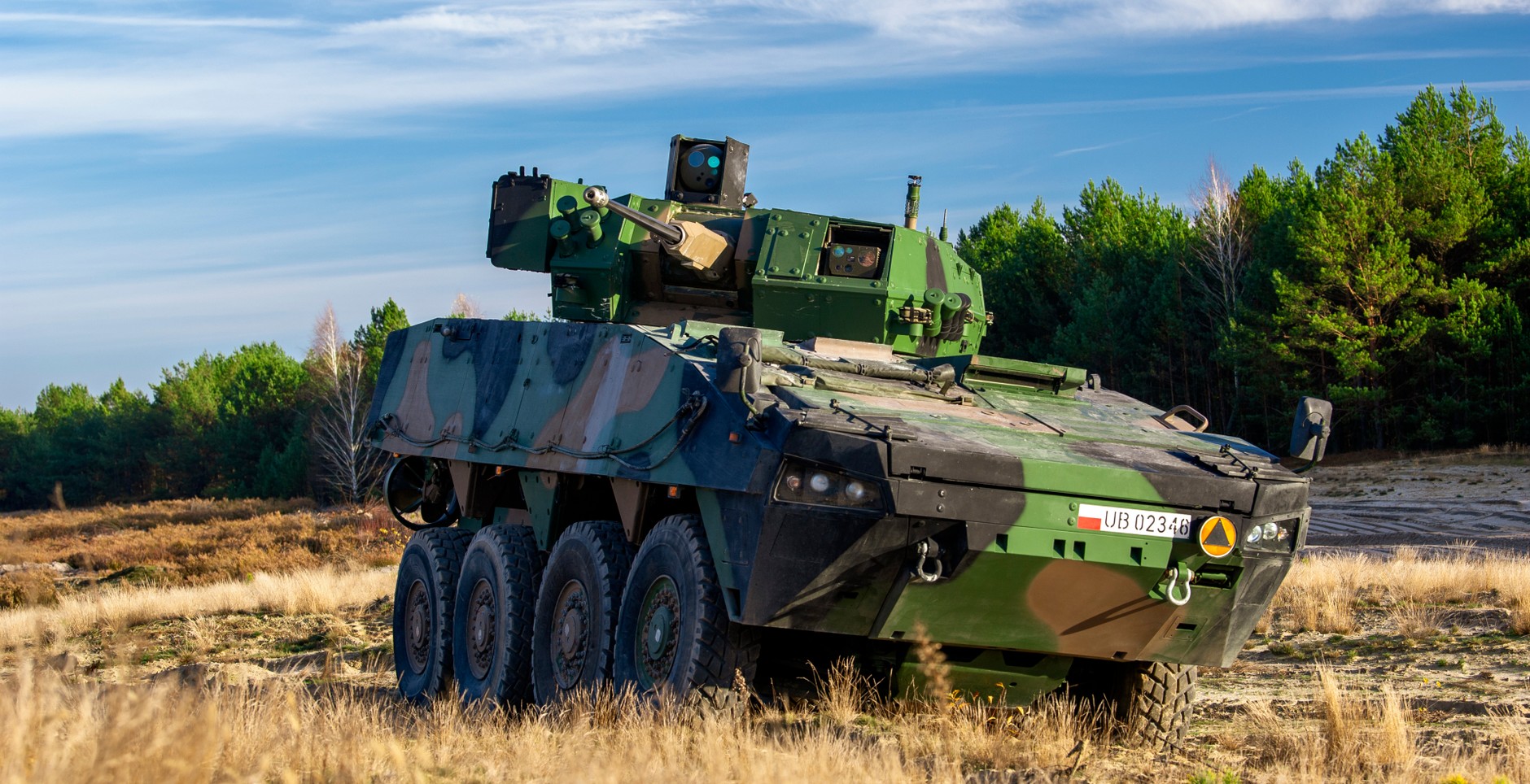 KTO Rosomak z nową bezzałogową wieżą ZSSW-30