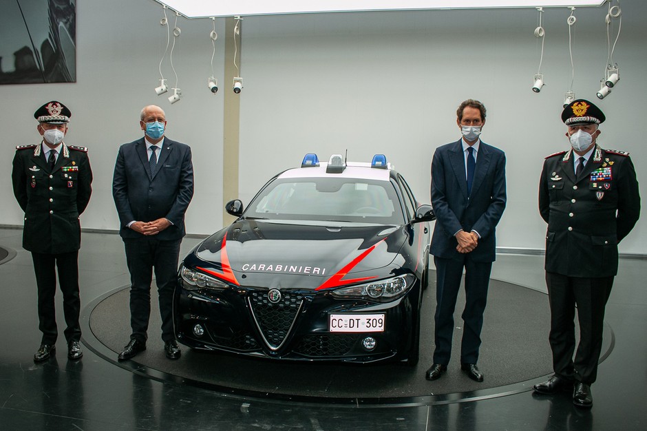 Opancerzona Alfa Romeo Giulia dla włoskich karabinierów