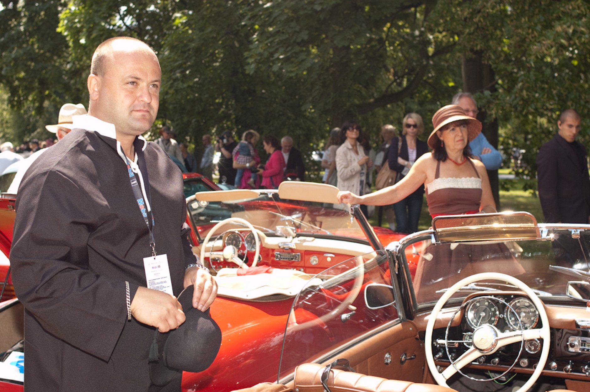 Klasyczne Mercedesy w Wilanowie