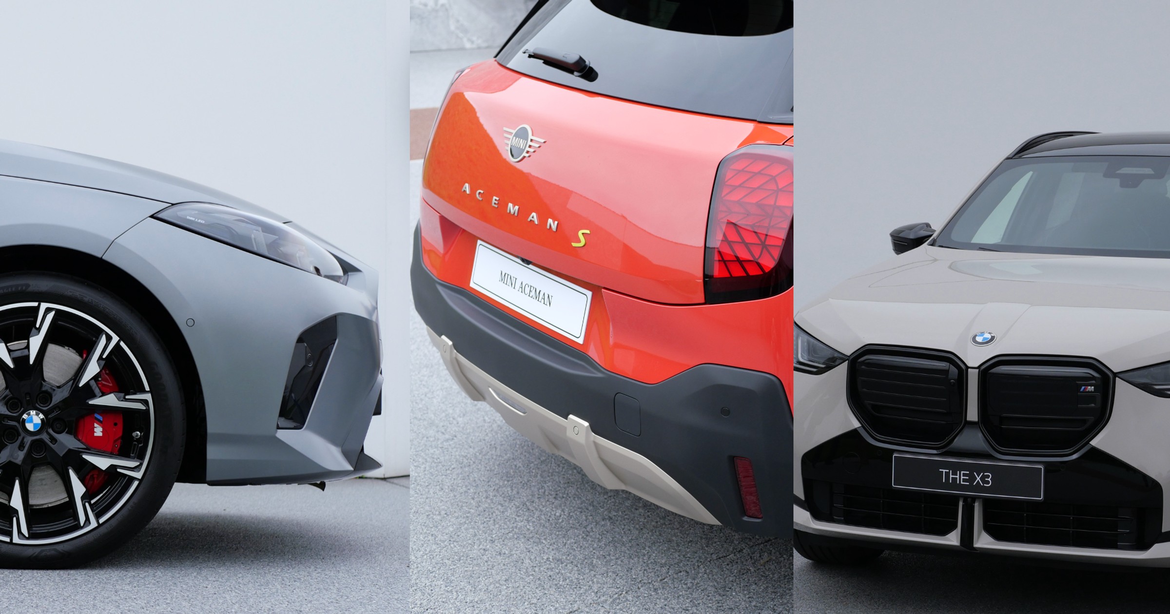 Nowe modele BMW: X3, seria 1  oraz Mini Aceman
