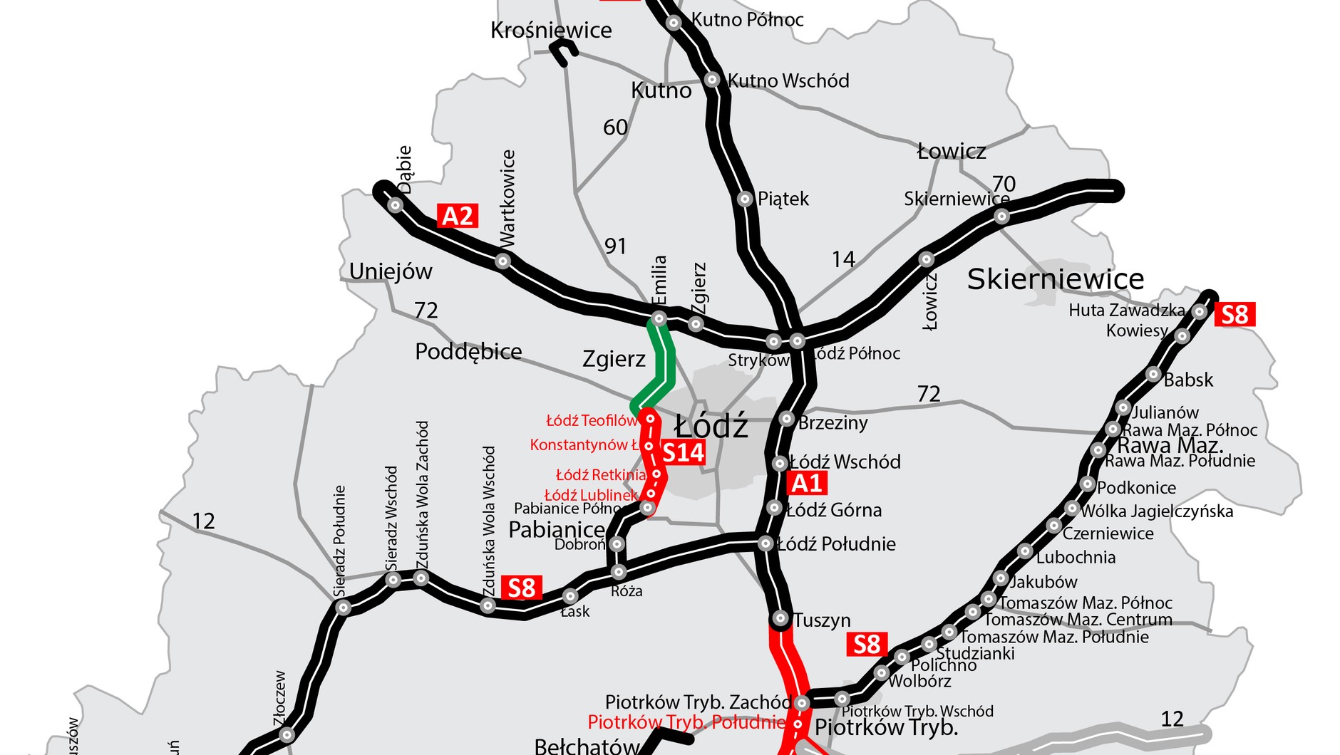 Nowi odcinek autostrady A1