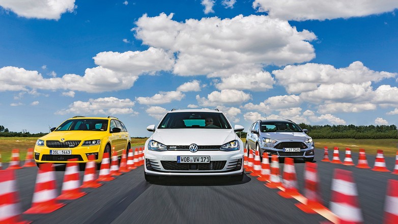 Porównanie: Ford Focus ST kontra Skoda Octavia RS i VW Golf GTD