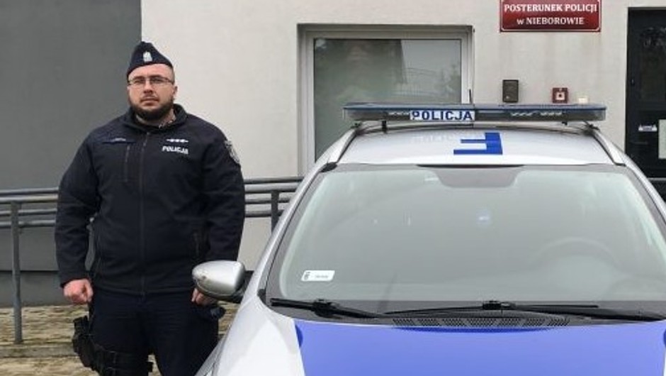 Policjant był na urlopie, ale i tak wkroczył do akcji