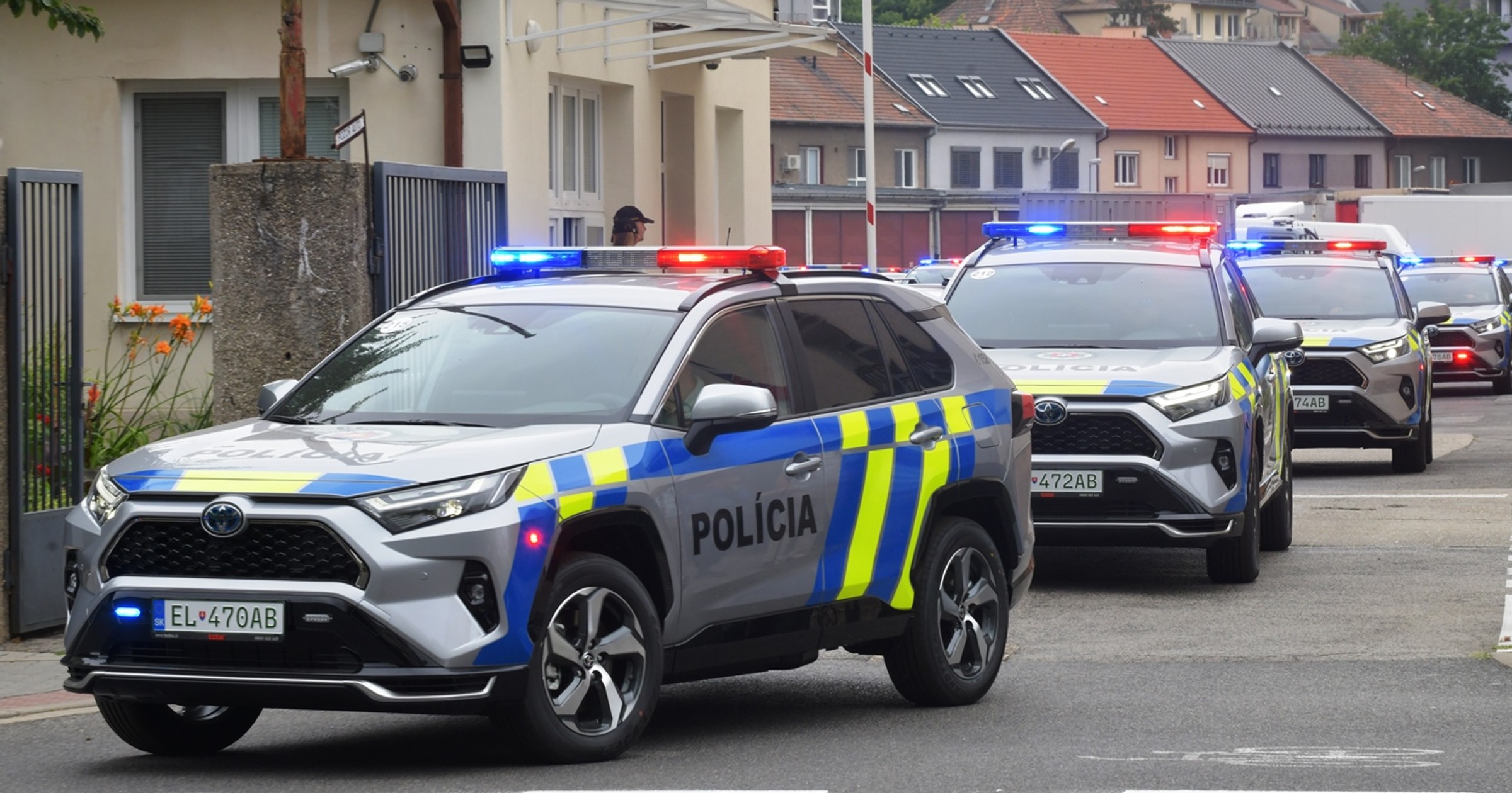 Radiowozy słowackiej policji