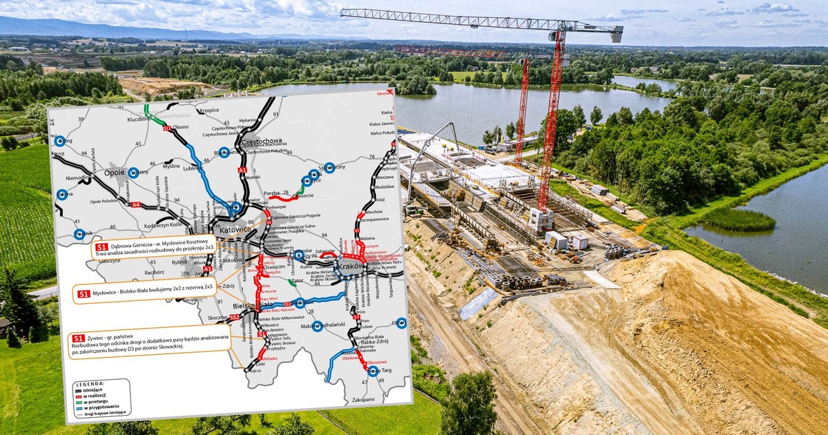 GDDKiA zmienia plany budowy trasy S1, bo zmieniły się prognozy ruchu