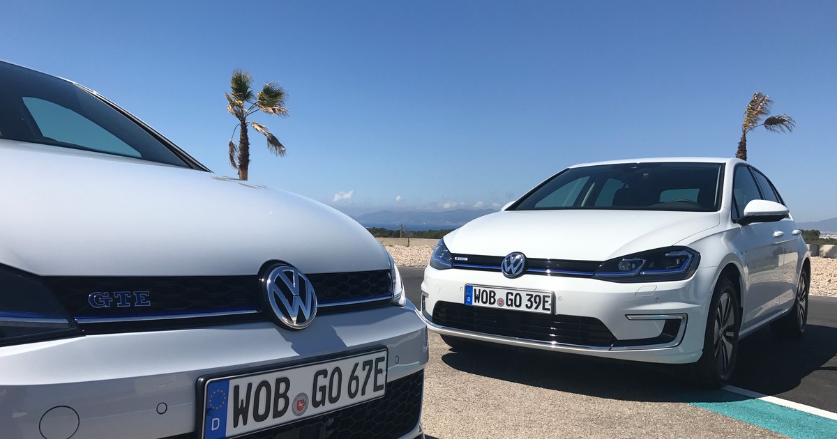 Volkswagen e-Golf oraz Golf GTE