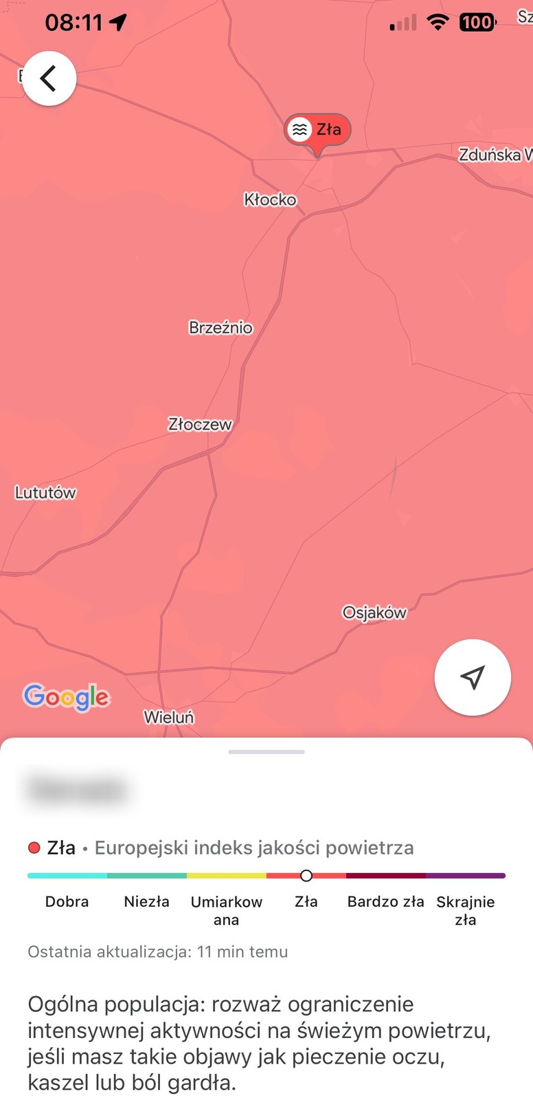Aplikacja Google Maps (zdjęcie widoku ekranowego)
