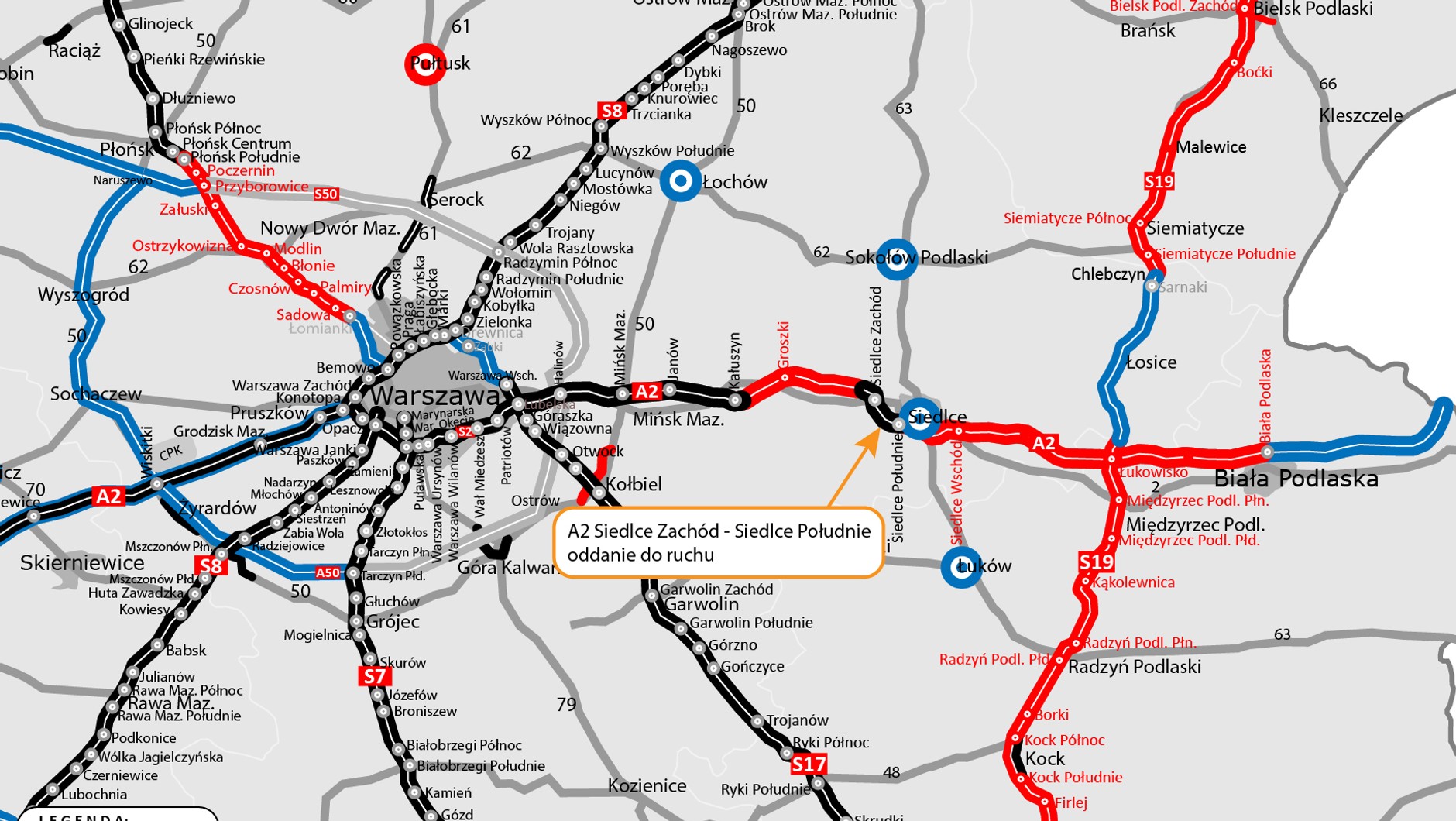 Autostrada A2 Siedlce Zachód — Siedlce Południe