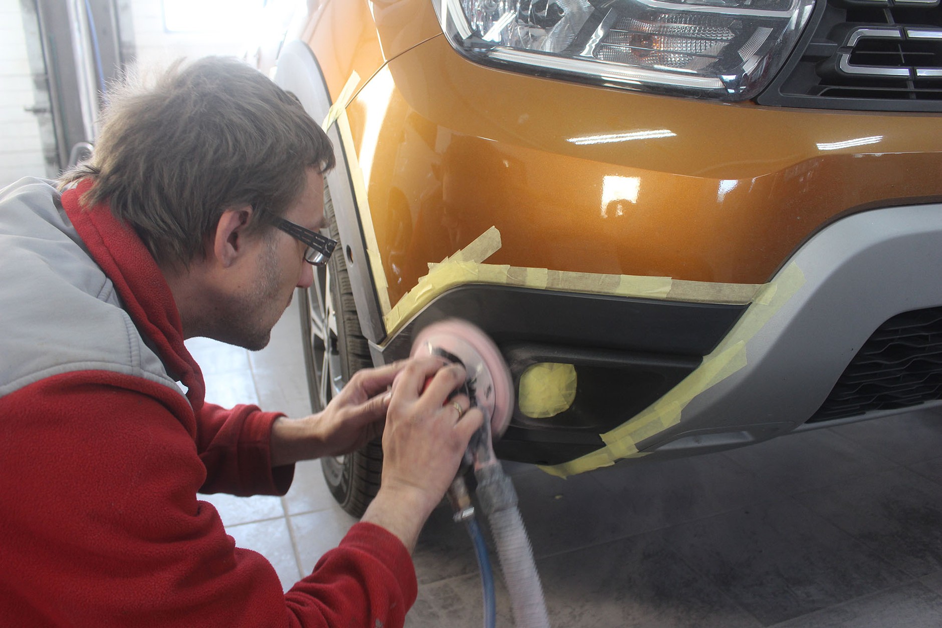 Porysowany zderzak można naprawić!