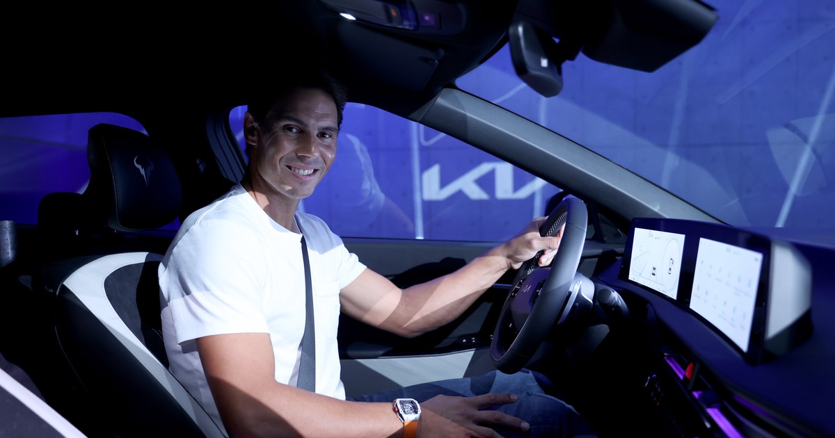 Rafael Nadal i Kia EV6
