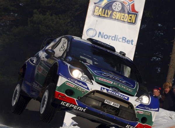 Rajd Szwecji 2012: Latvala szalał Fordem po śniegu